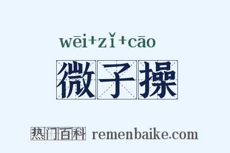 微子操是什么意思的图片